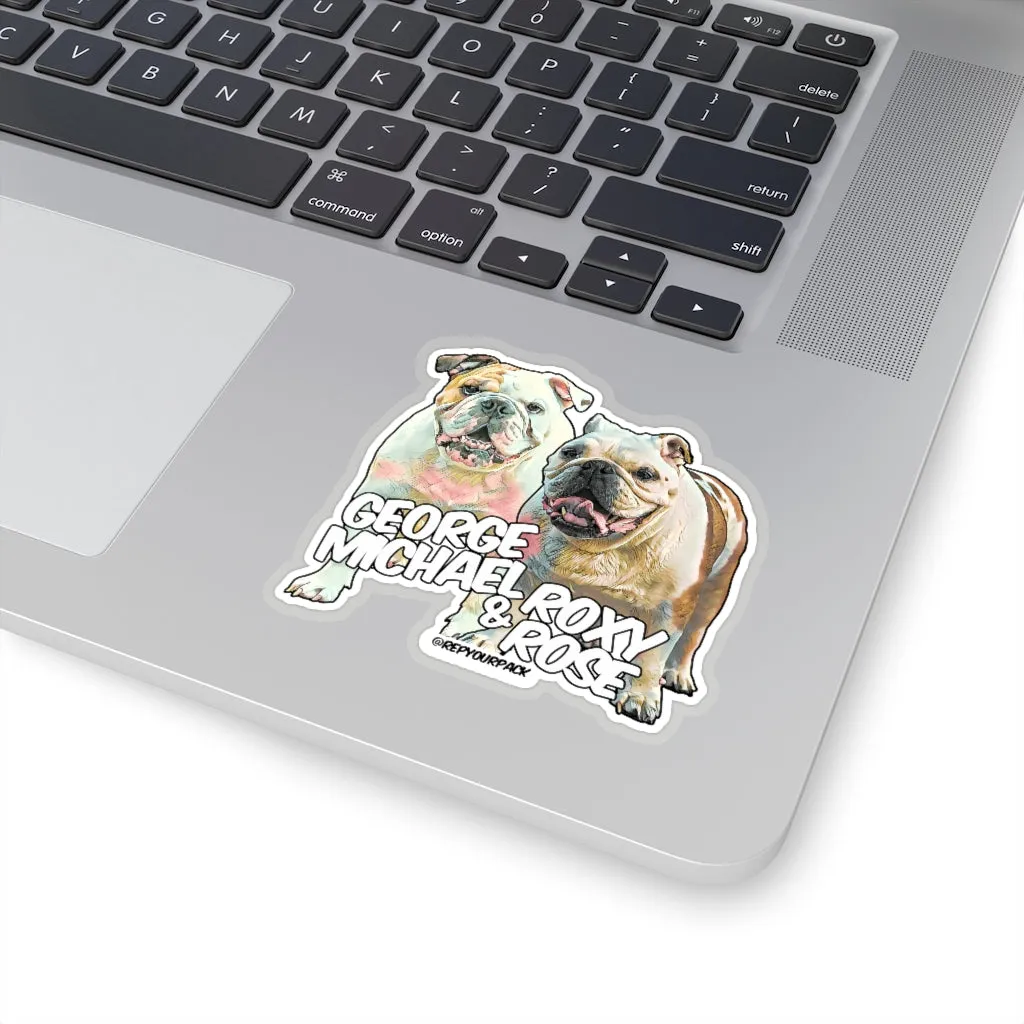 George Michael & Roxy Rose Stickers