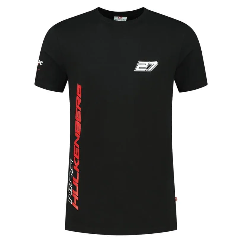 Haas Racing F1 Nico Hulkenberg #27 T-Shirt - Black