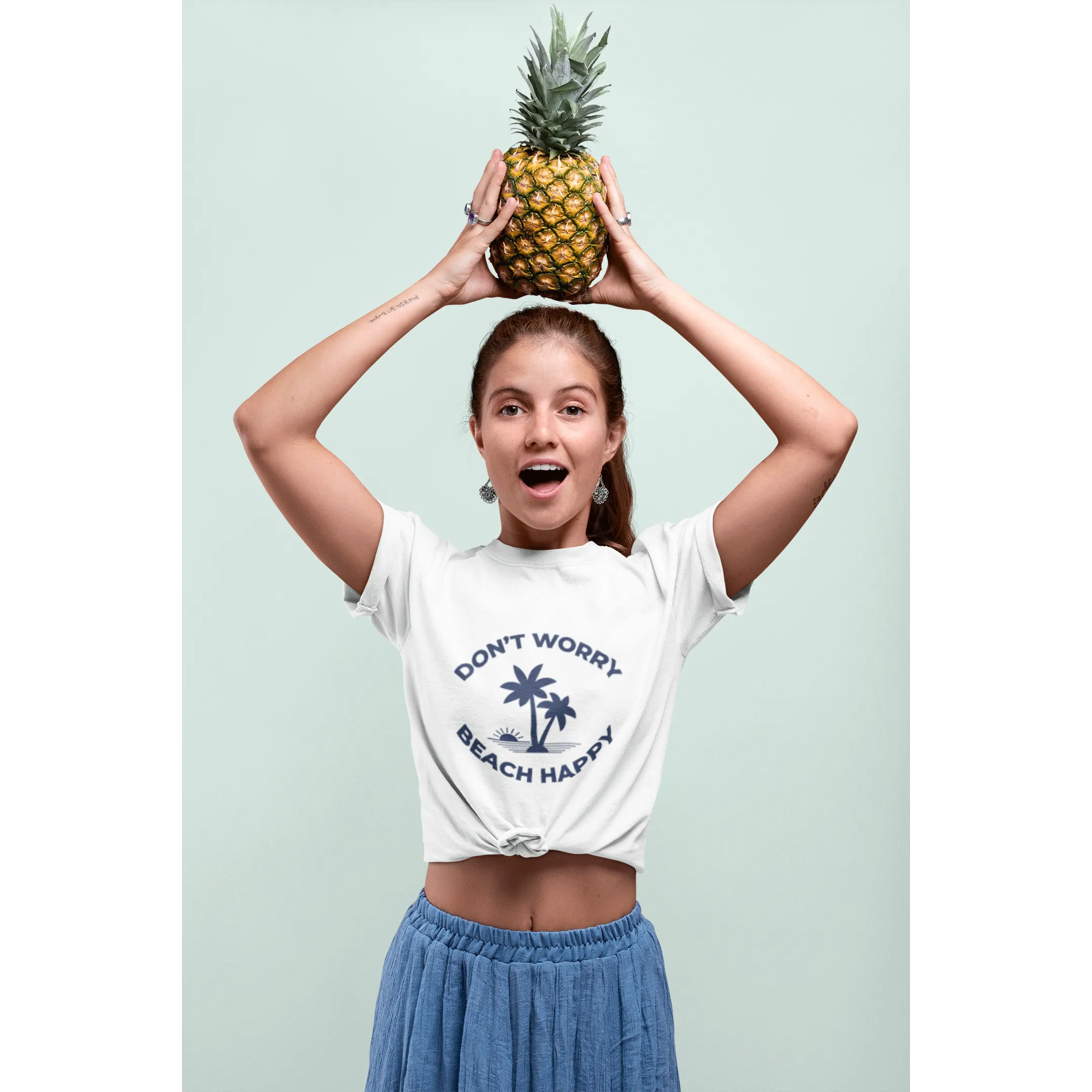 Happy to beach here T-shirt