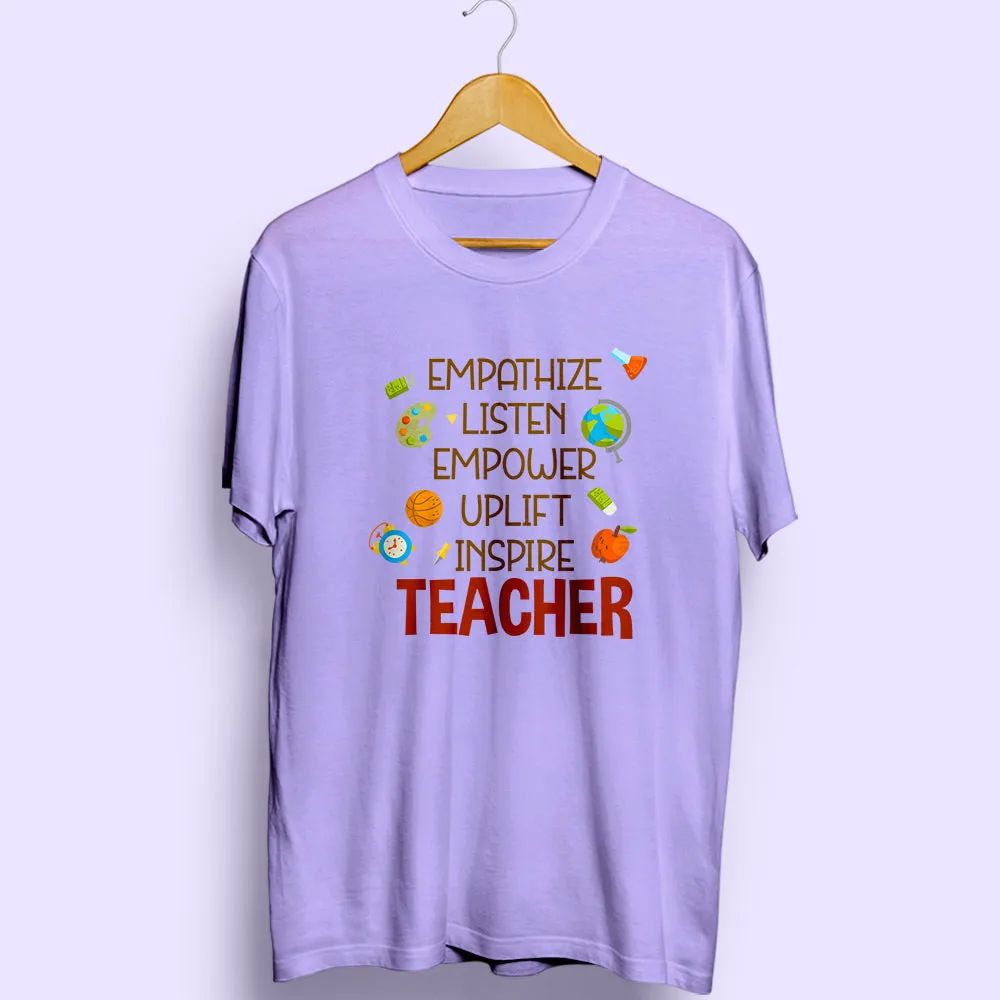 Inspire Teacher Half Sleeve T-Shirt