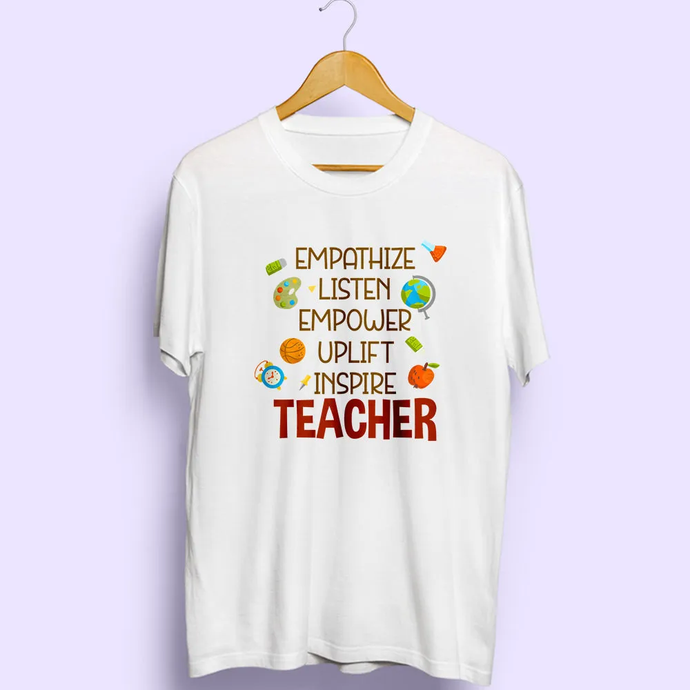 Inspire Teacher Half Sleeve T-Shirt