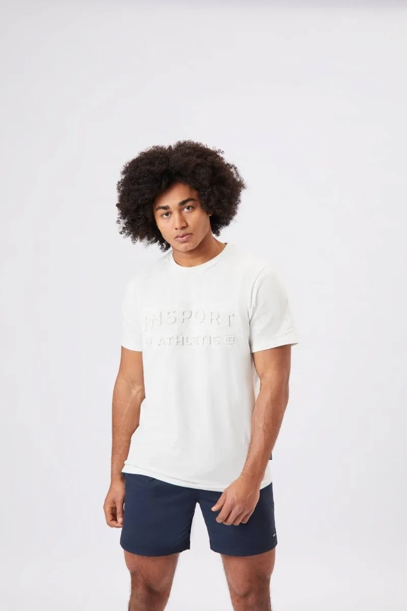 INSPORT MEN'S MARLO EMBOSSED SNOW MARLE  TEE