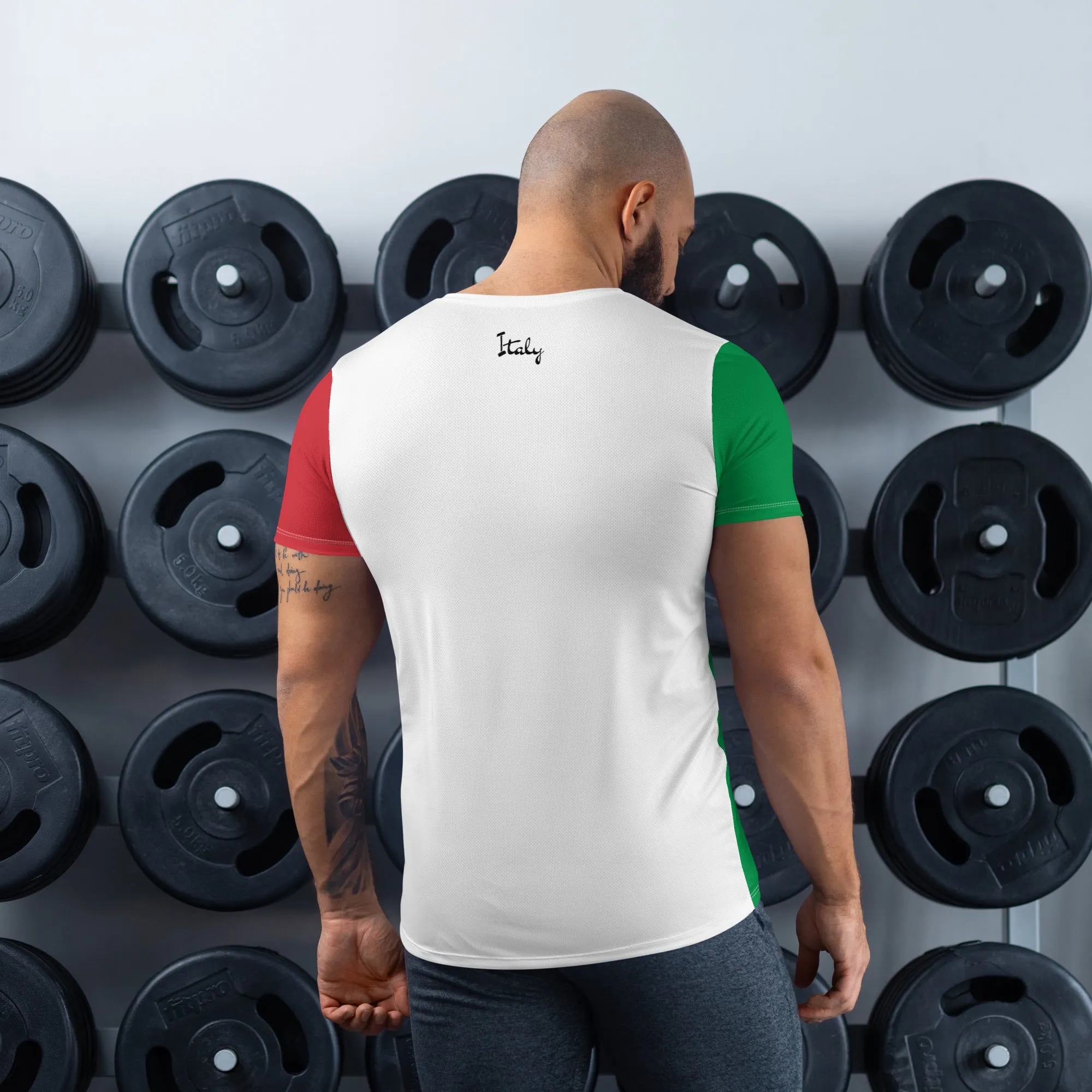 Italy Flag T-shirt / Athletic T-shirt Fot Italy Lover