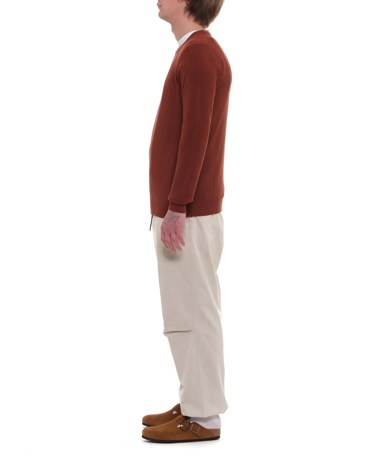 Mens Knit Sweater - Cliff Gallia Style LM U7101 019