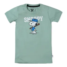 Light Green Snoopy T-Shirt