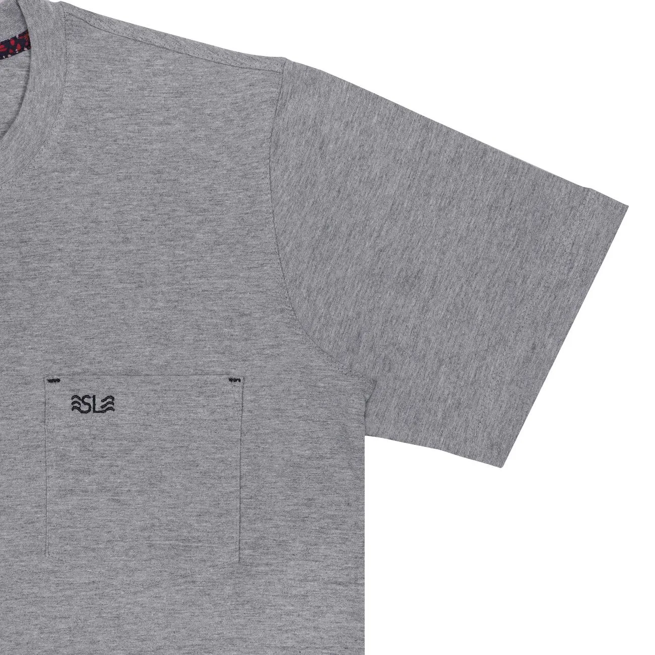 Light Grey Round Neck Premium Cotton T-shirt