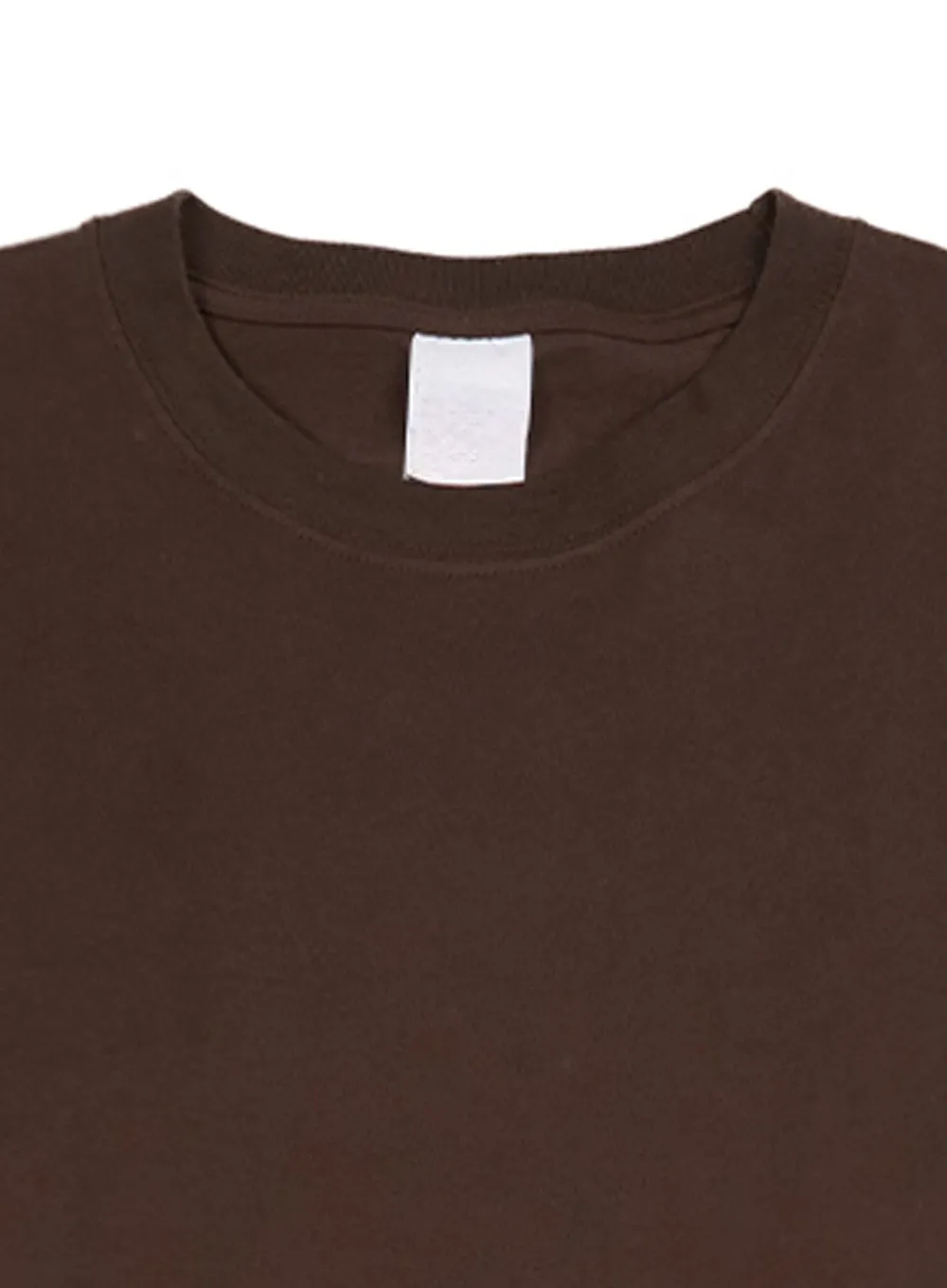 Men's Basic Short Sleeve T-Shirt IA402 / Brown