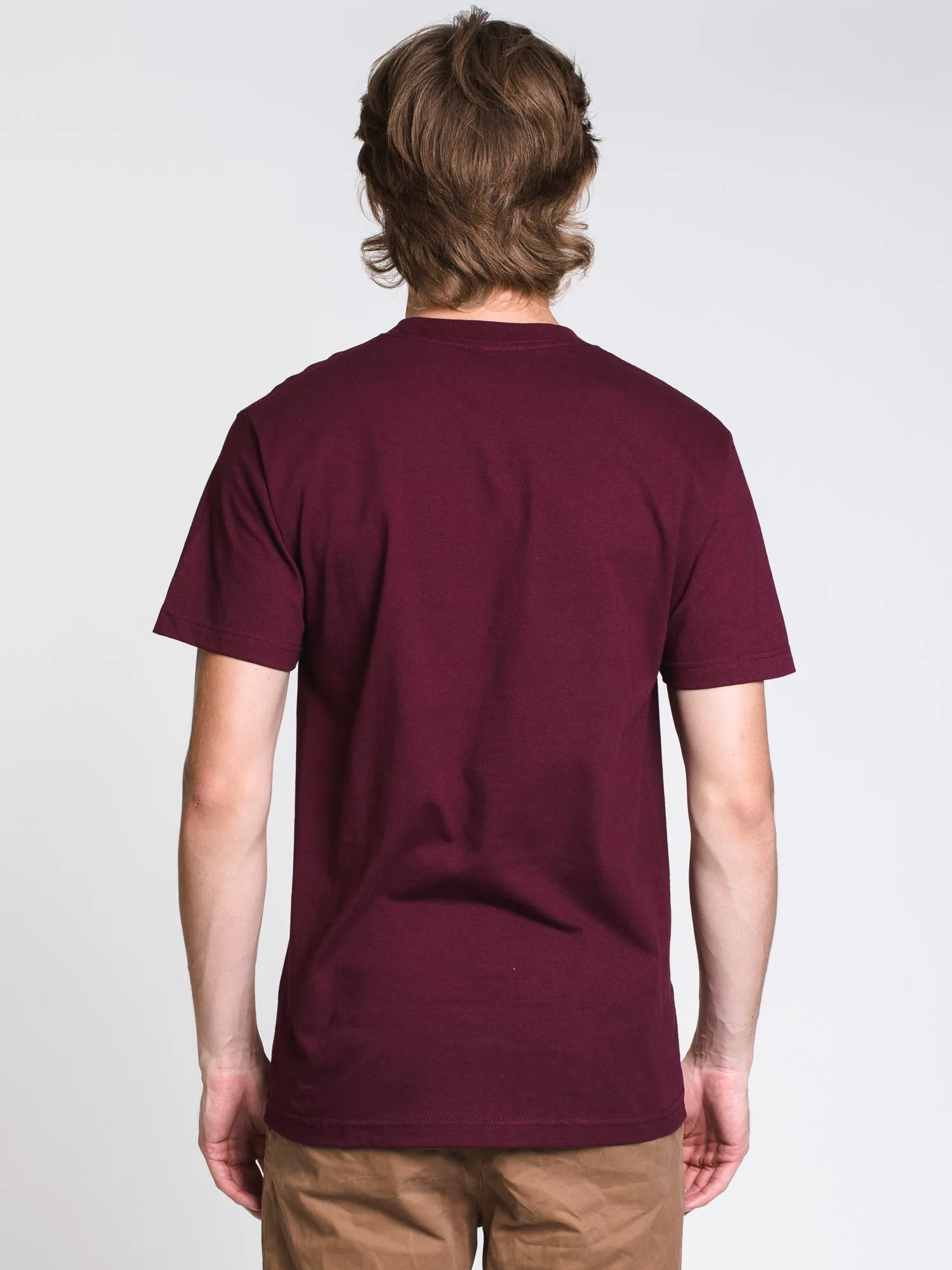 MENS DGK ALL STAR SHORT SLEEVET-SHIRT- BURGUNDY - CLEARANCE