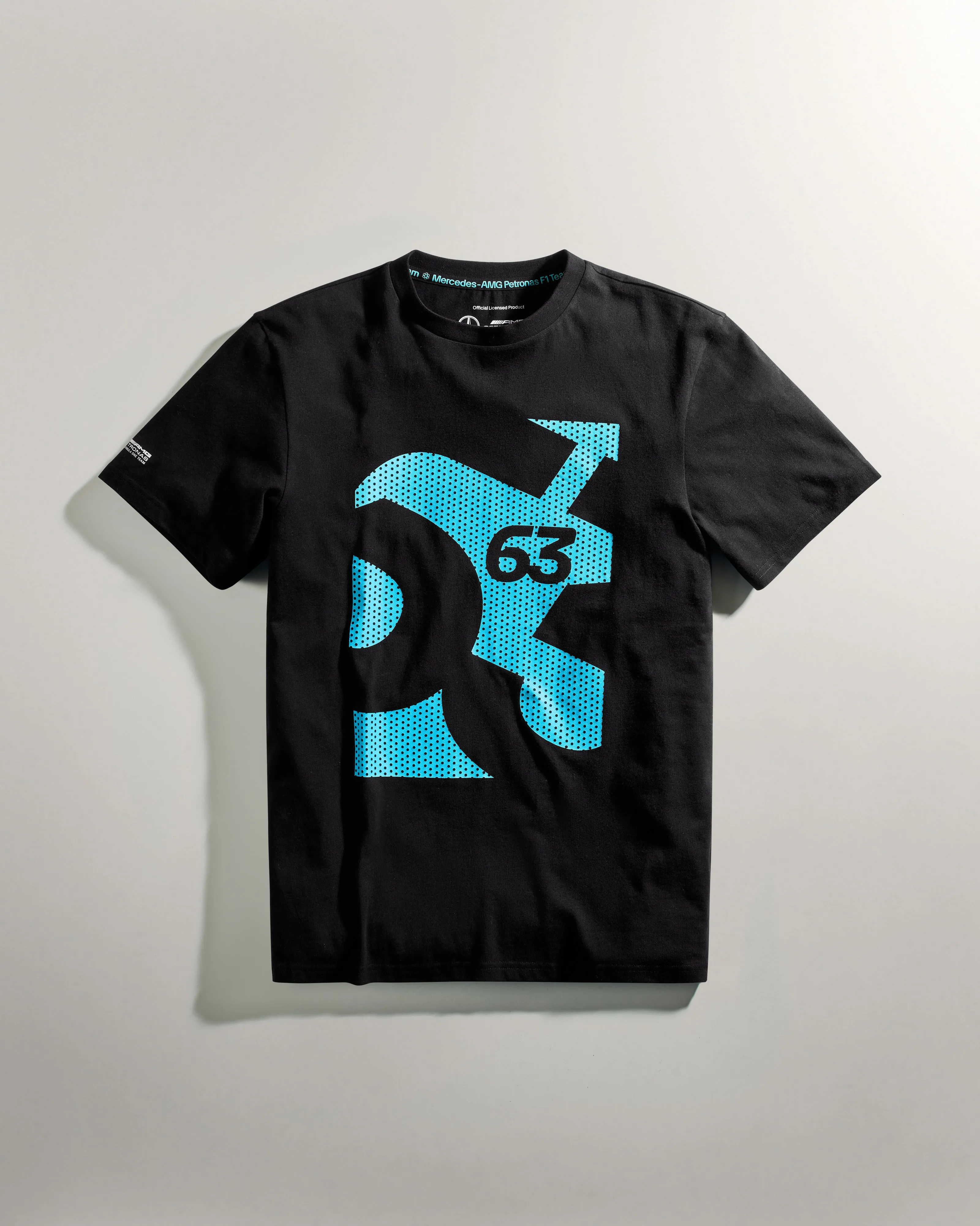 Mens George Russell Tee Black