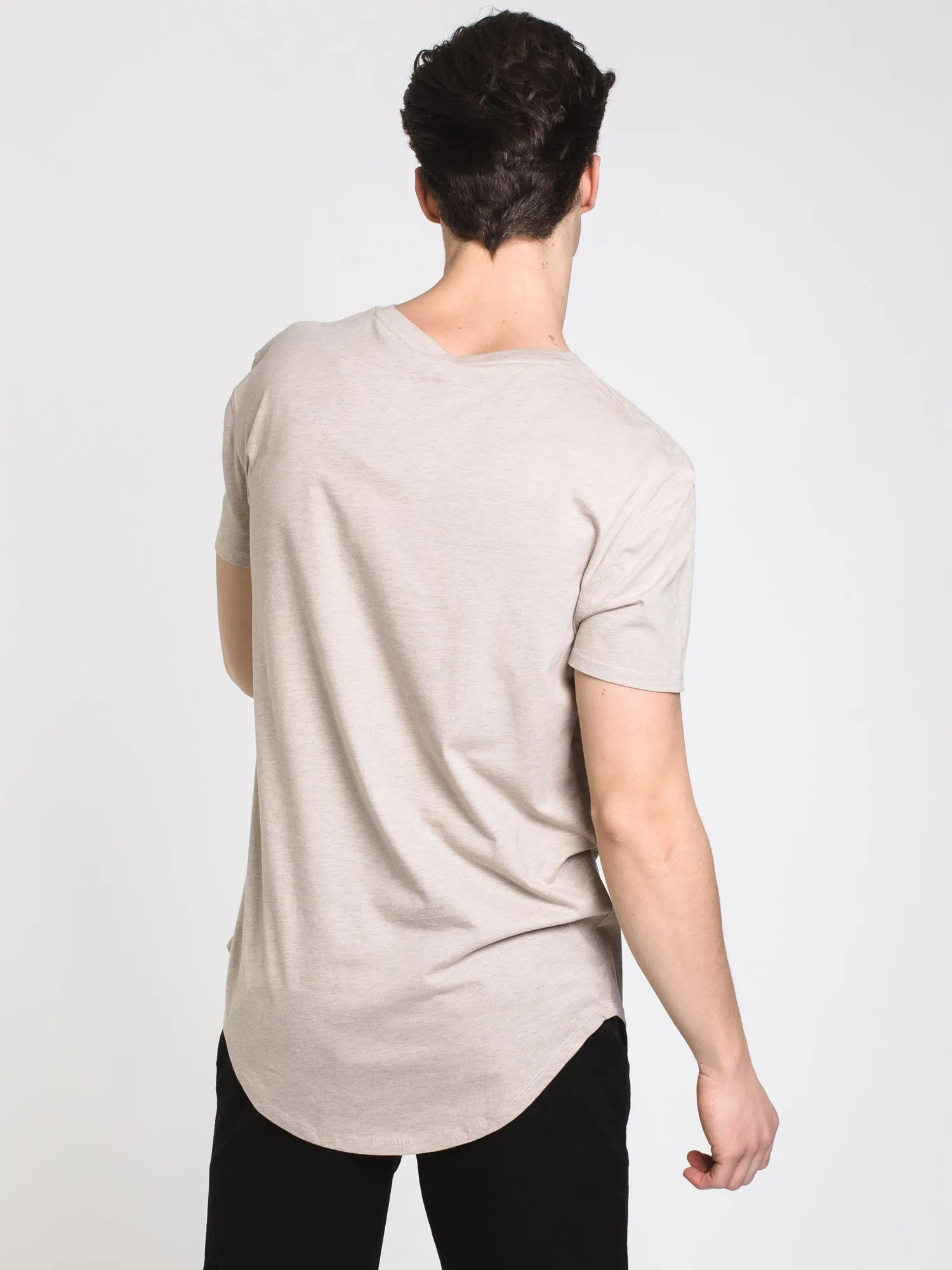 MENS LONGLINE T - BONE - CLEARANCE