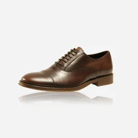 Men's Matte Leather Lace-Up