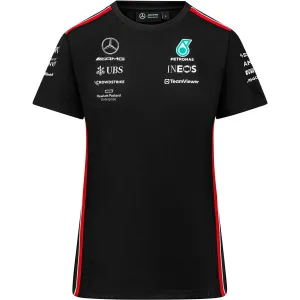 Mercedes AMG Petronas F1 2023 Women's Driver T-Shirt - Black/White