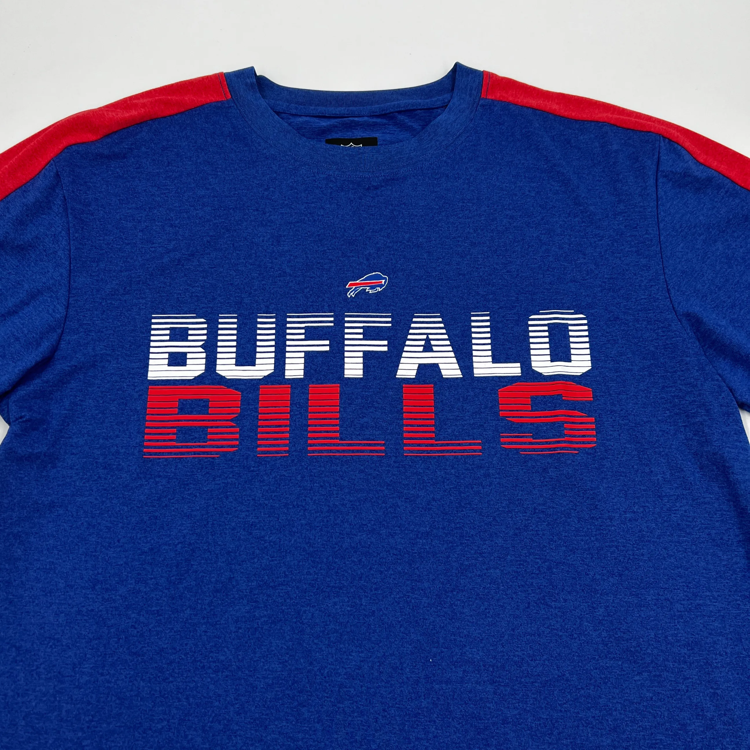 New Era Buffalo Bills Royal & Red Lightweight Short Sleeve Shirt