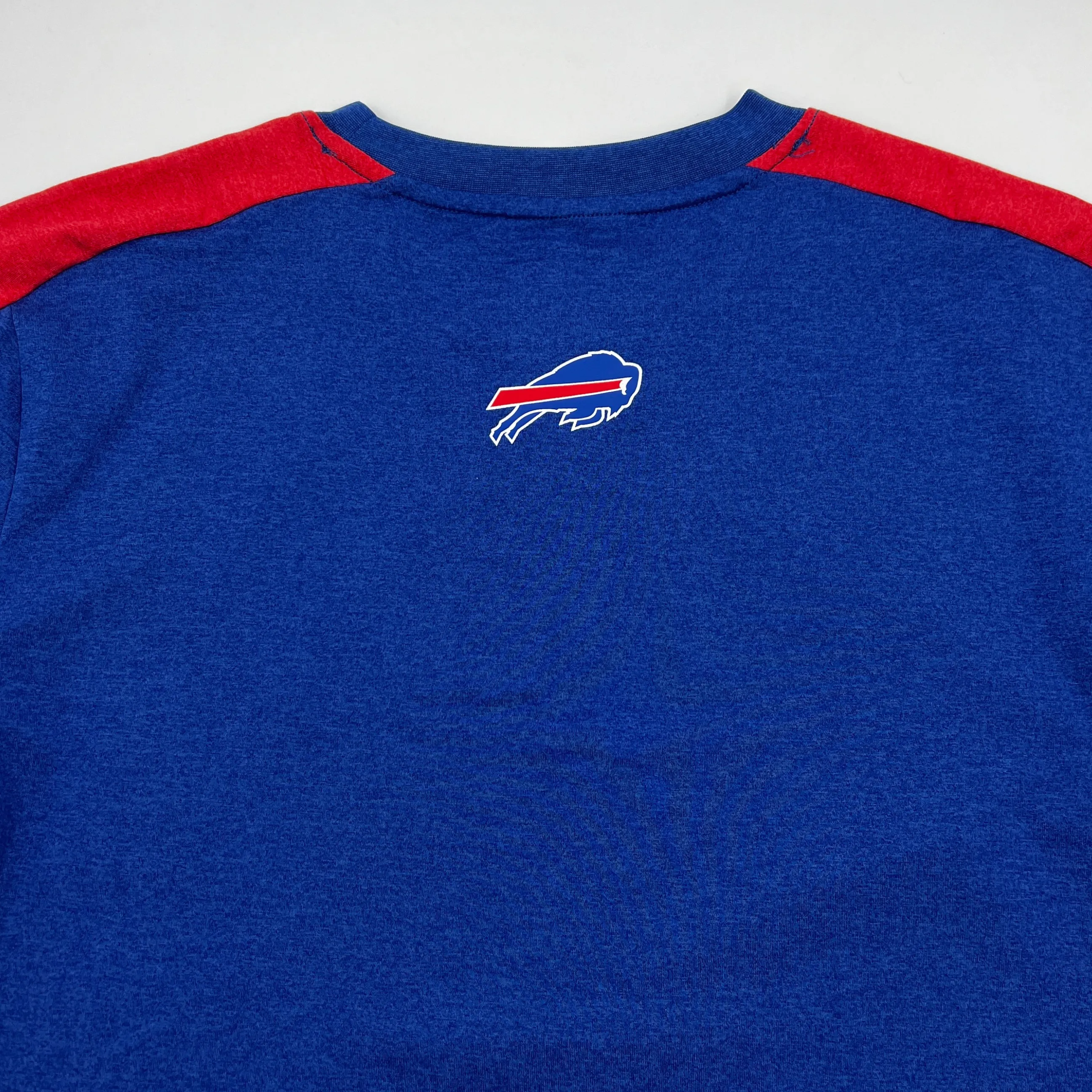 New Era Buffalo Bills Royal & Red Lightweight Short Sleeve Shirt