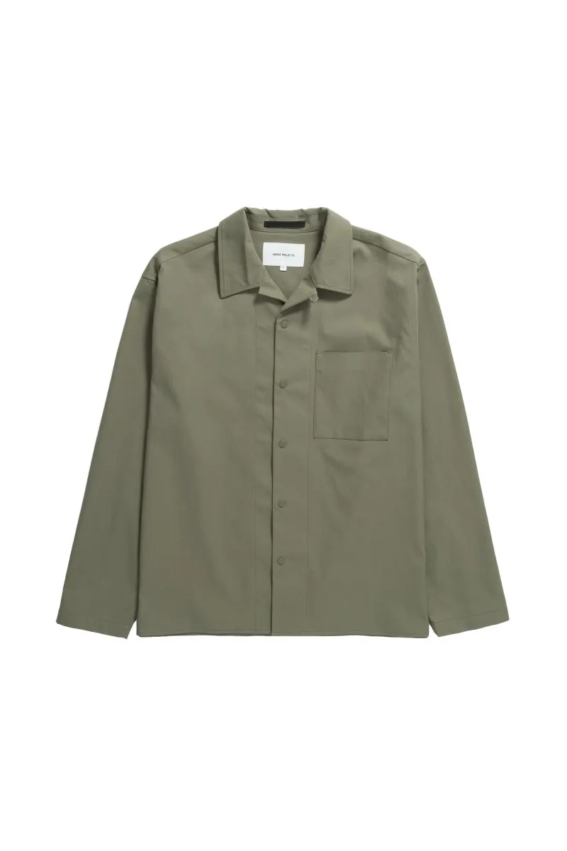 Norse Carsten Solotex Twill Shirt LS Sediment Green