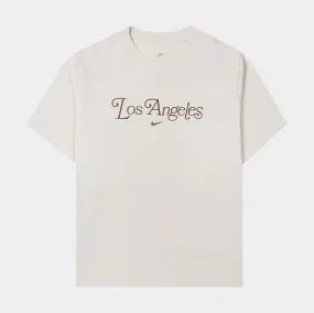 NSW Los Angeles Womens Short Sleeve Shirt (Beige/Brown)