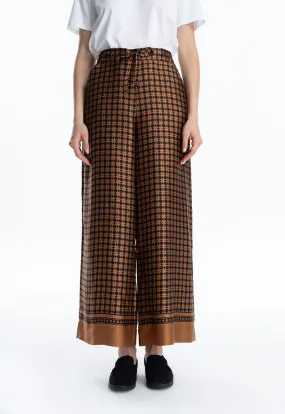 Optical Printed Straight Leg Trouser