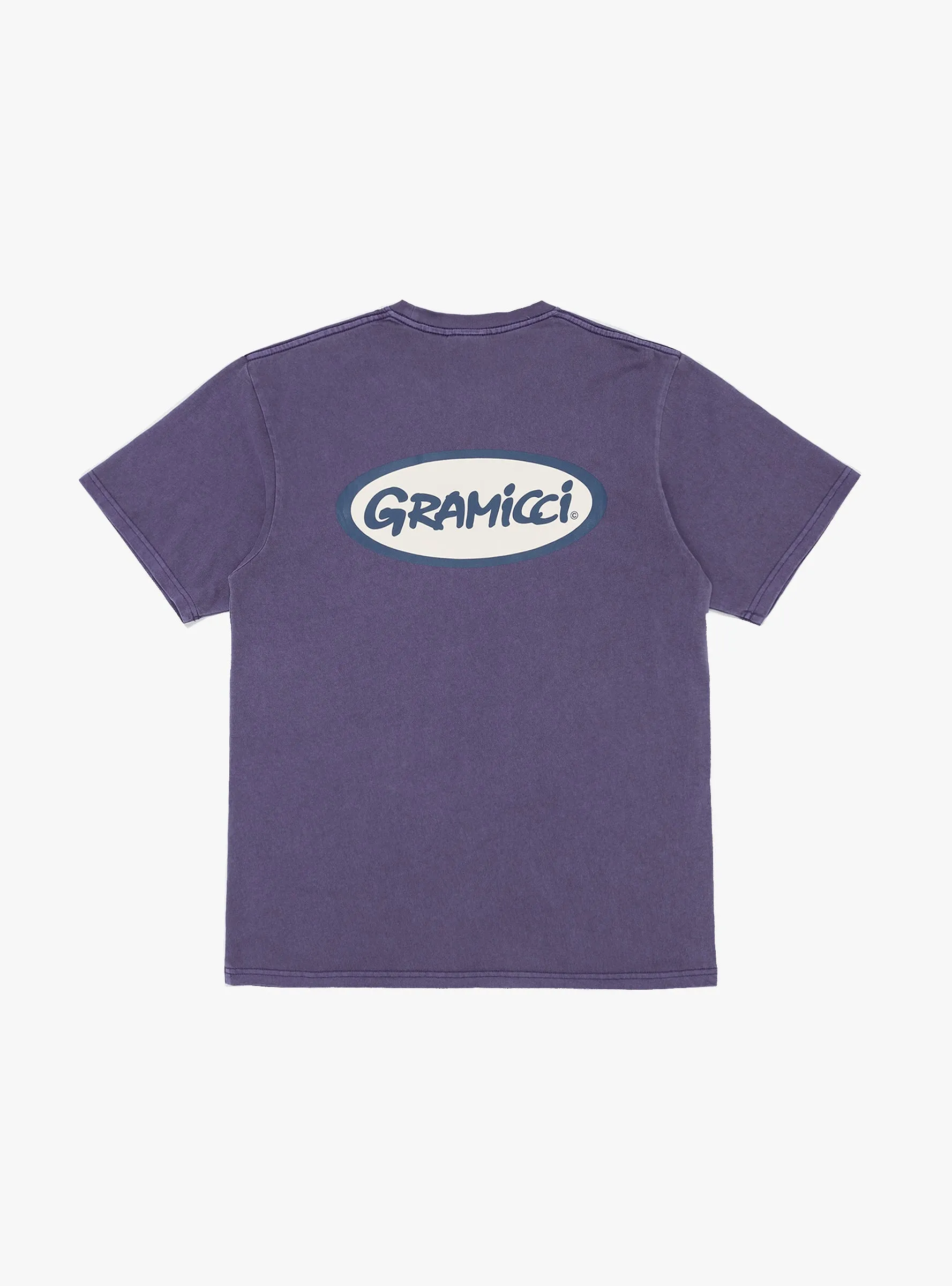 Oval T-shirt Purple Pigment