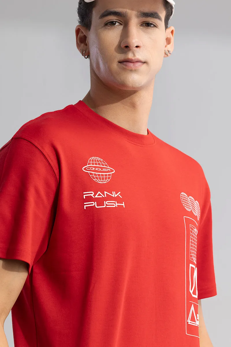 Rank Push Red T-Shirt