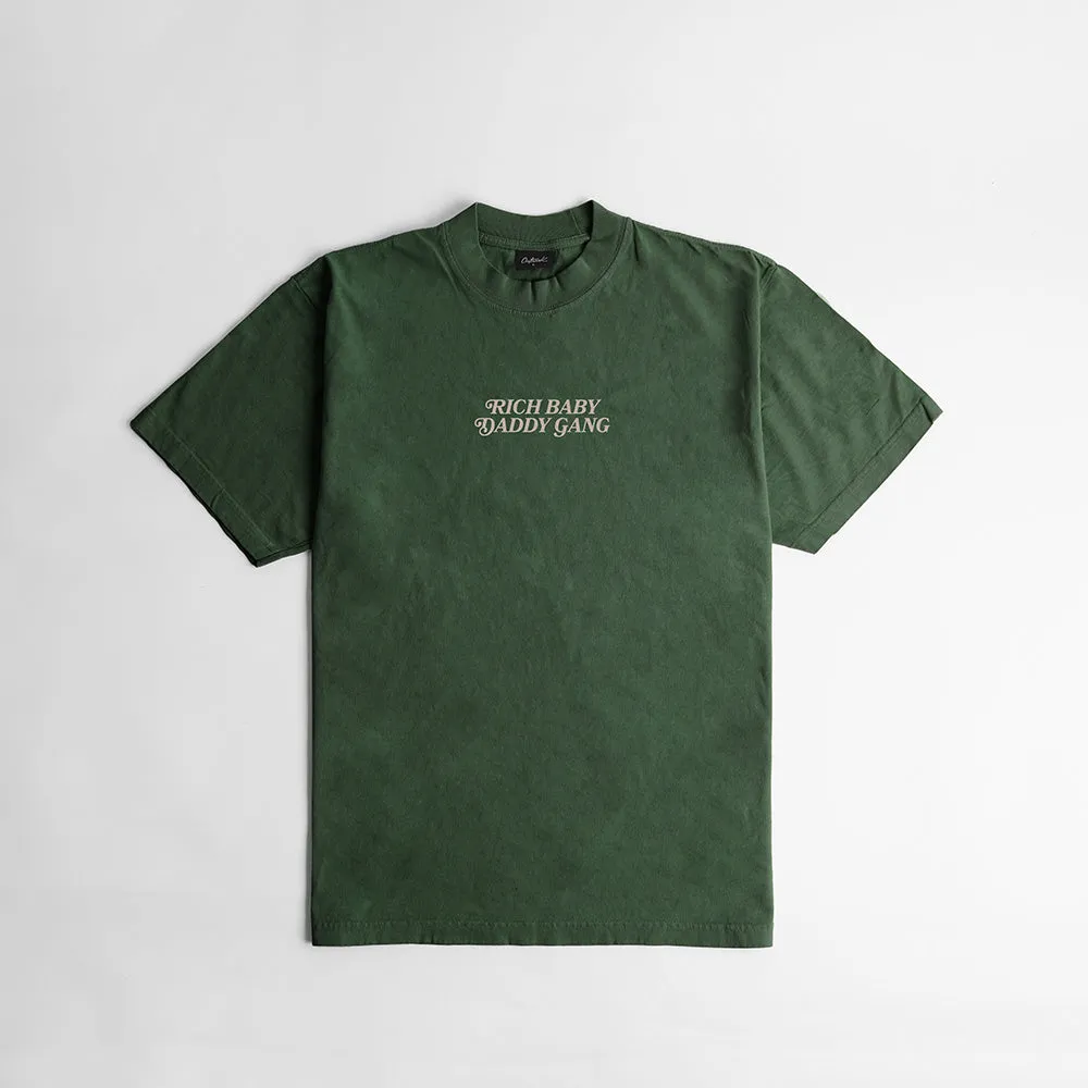 RBDG Oversized T-shirt- Moss Green