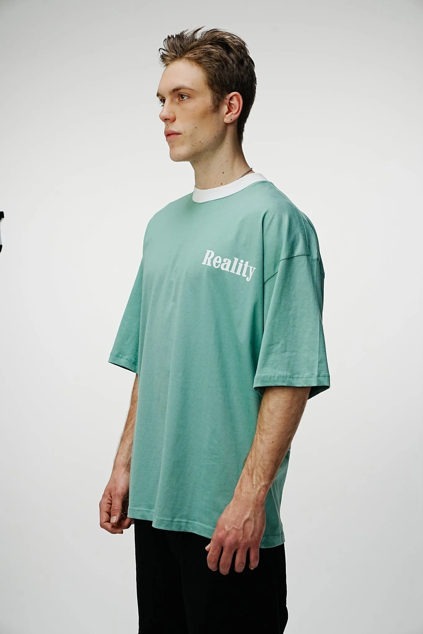 Reality Oversized T-Shirt - Green