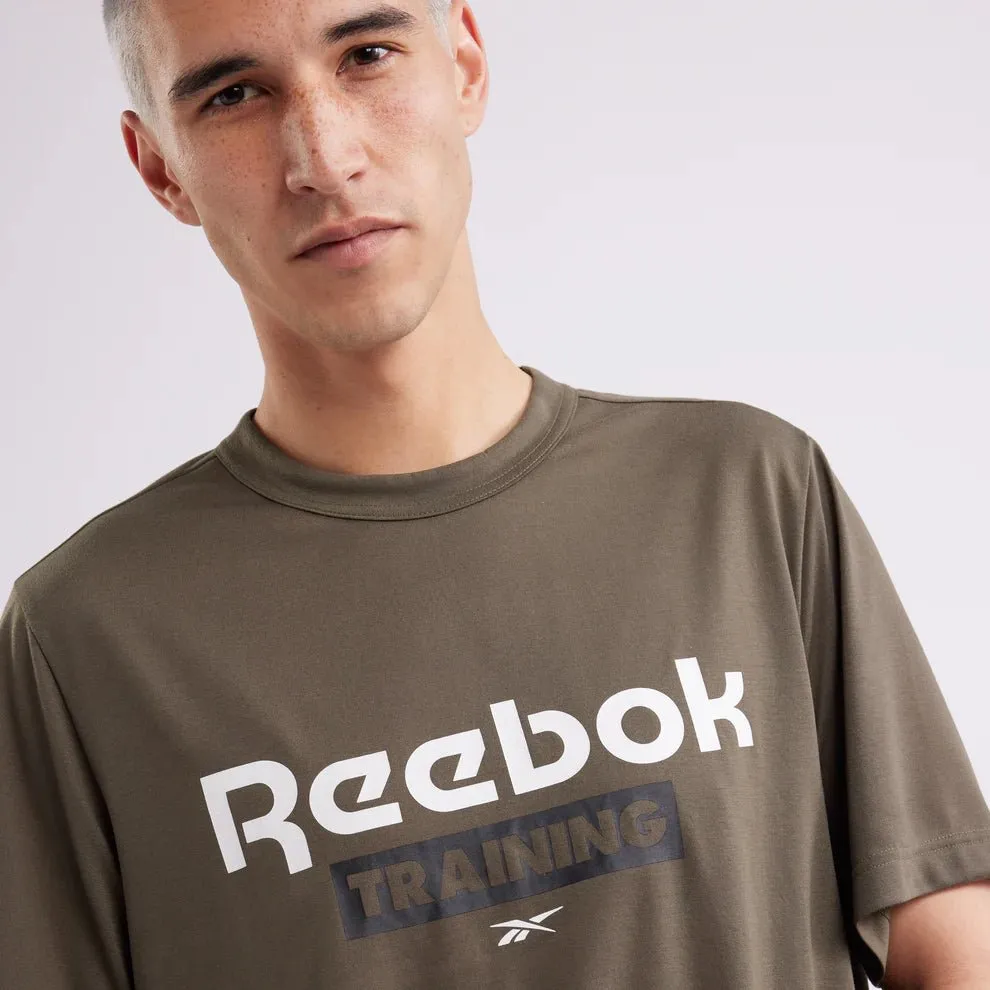 REEBOK MEN'S TRAINING SPEEDWICK GREEN TEE