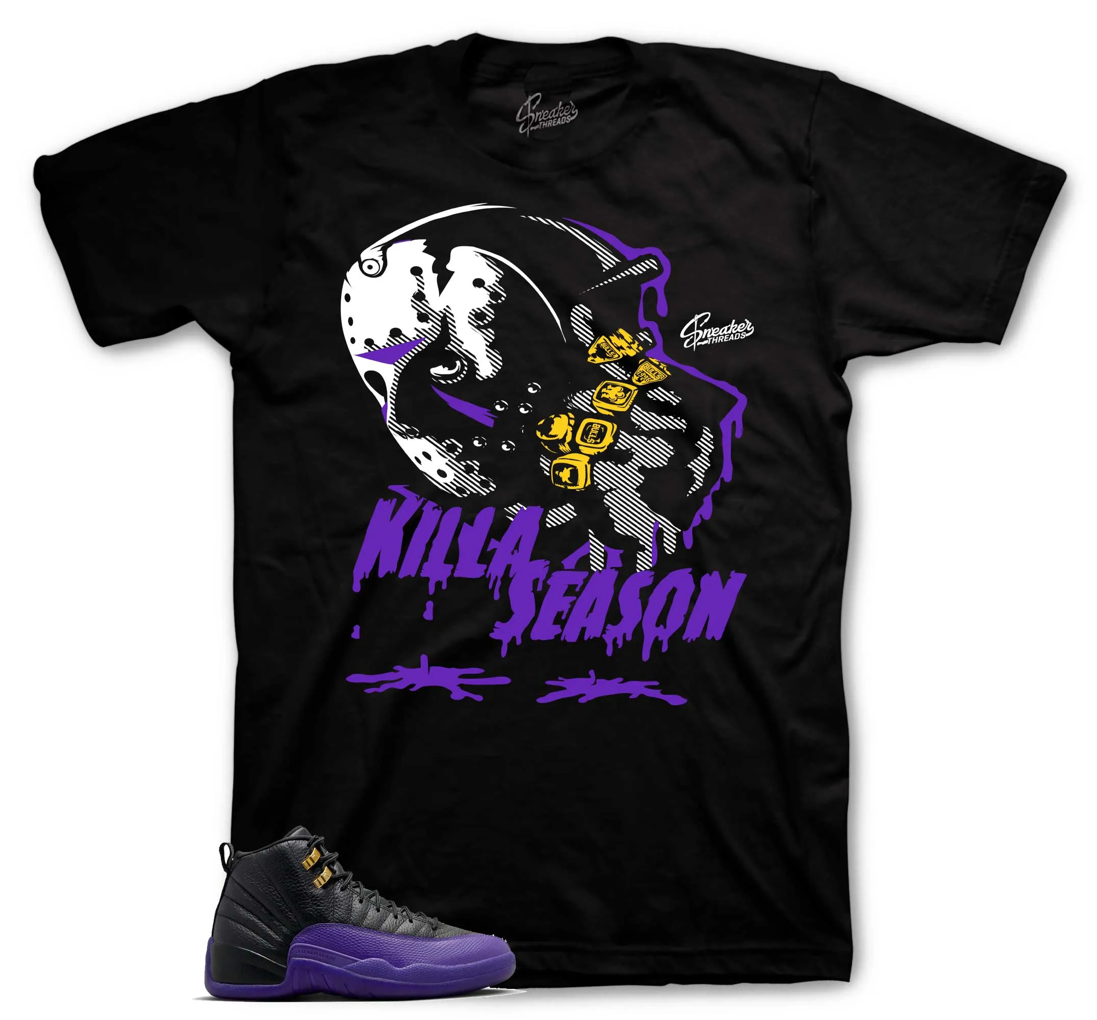 Retro 12 Field Purple Killa Season Shirt