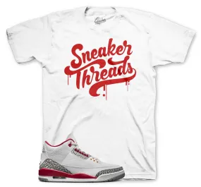 Retro 3 Cardinal ST Drip Shirt