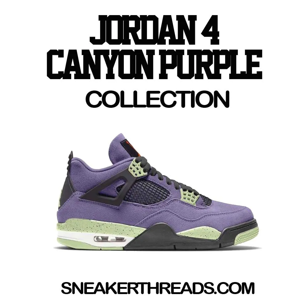 Retro 4 Canyon Purple Clean Pair Shirt