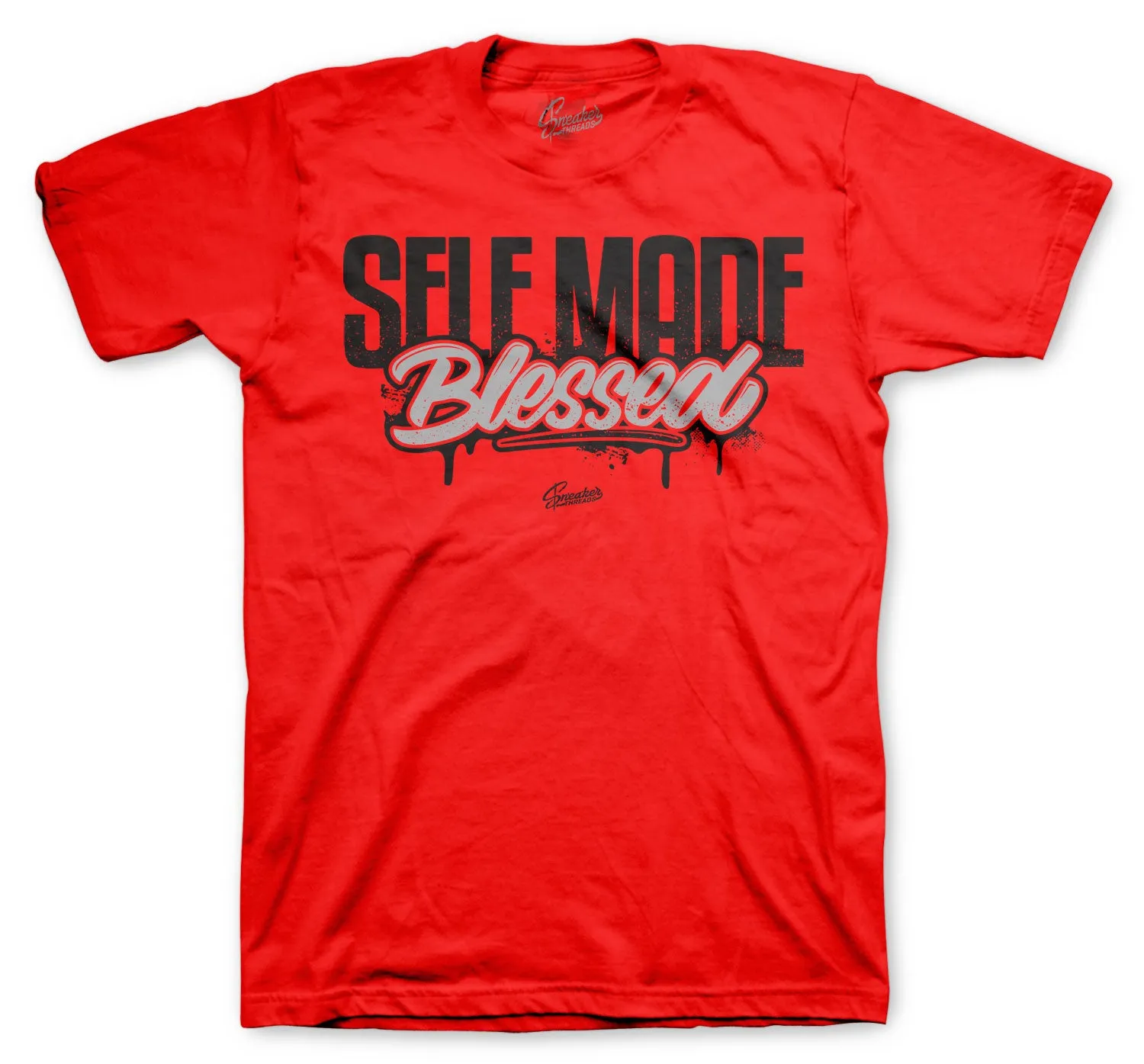 Retro 5 Raging Bull Shirt - Self Made - Red