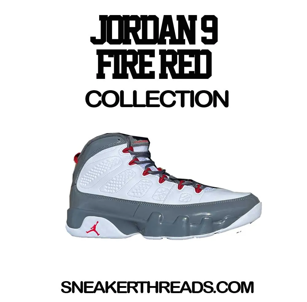 Retro 9 Fire Red Clean Pair Shirt