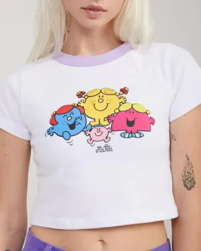 Samii Ryan x Mr Men Happy Gals Baby Tee