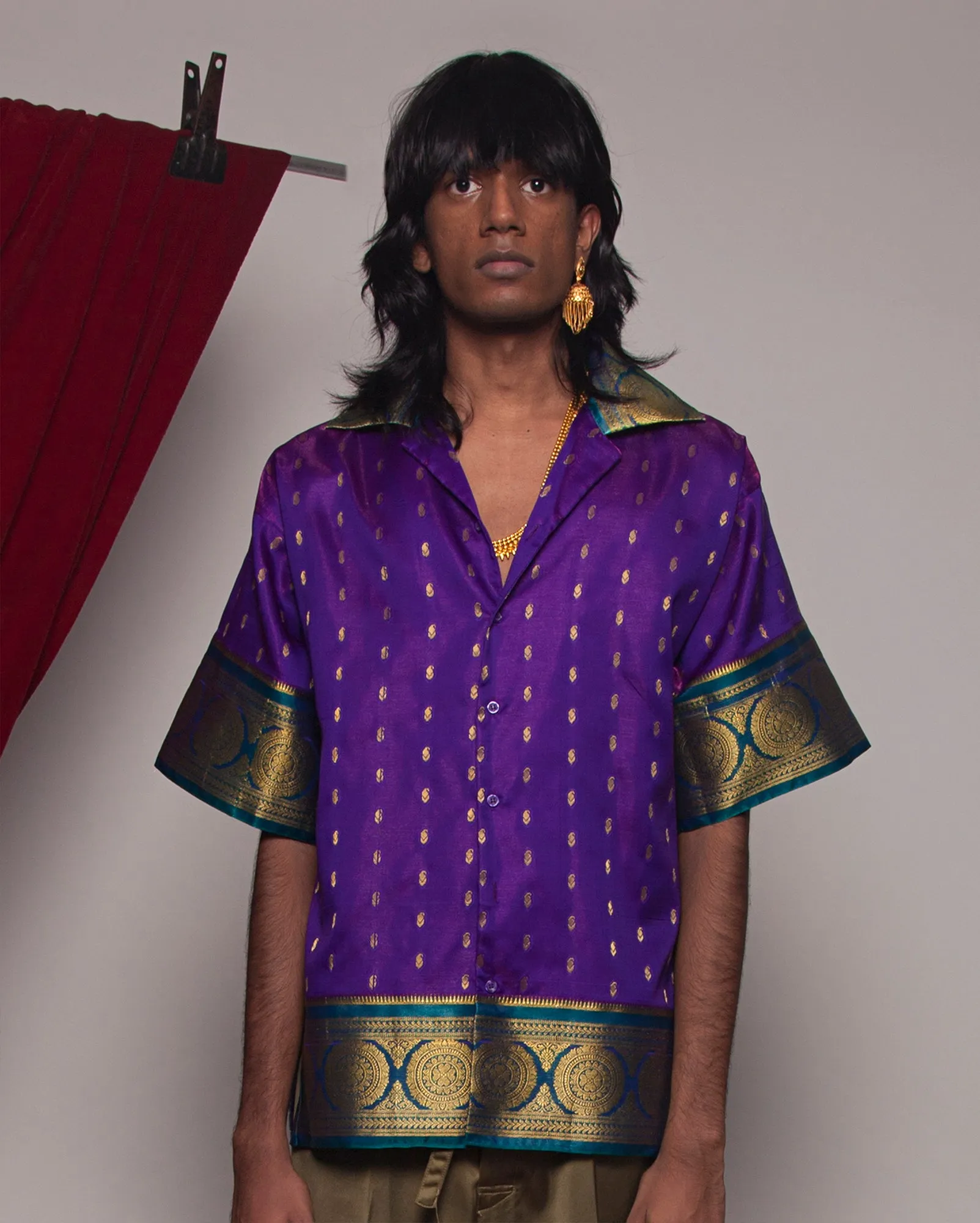 Sari Shirt (Purple)