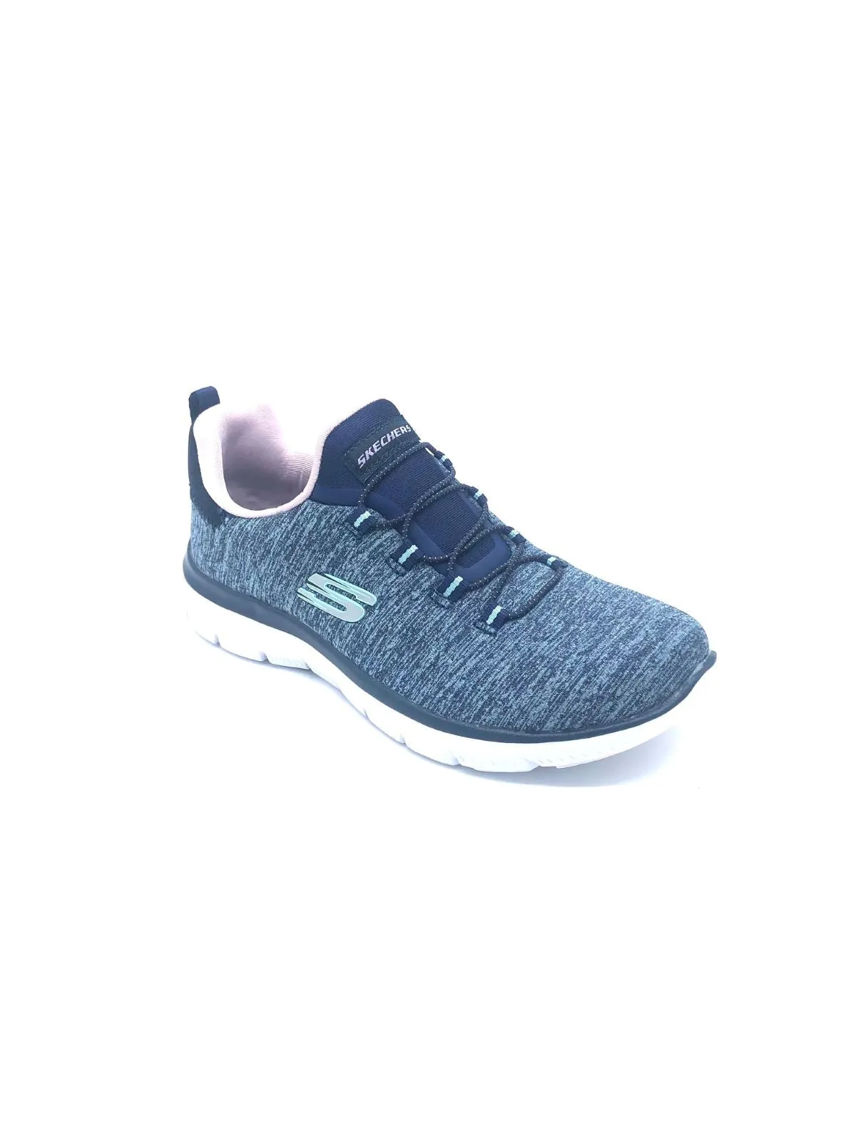 'Skechers' Women's Summits-Quick Getaway - Navy / Purple (Wide)