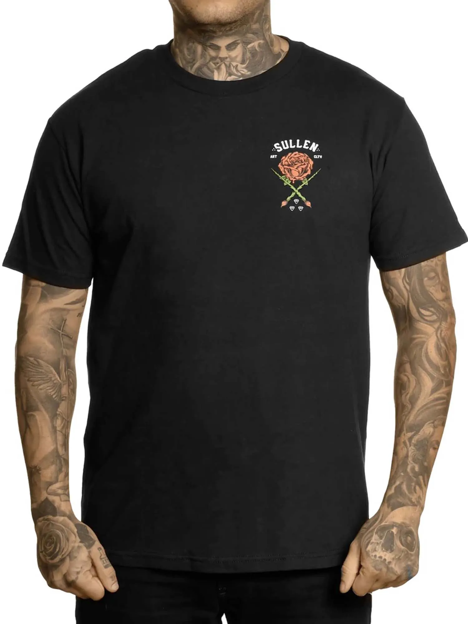 Sullen Men's Rose Badge Short Sleeve Standard T-shirt