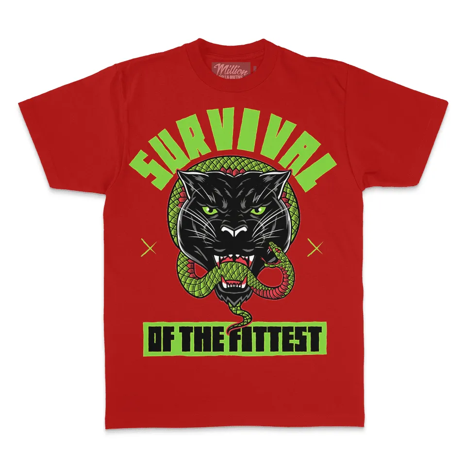 Survival of the Fittest - Red T-Shirt