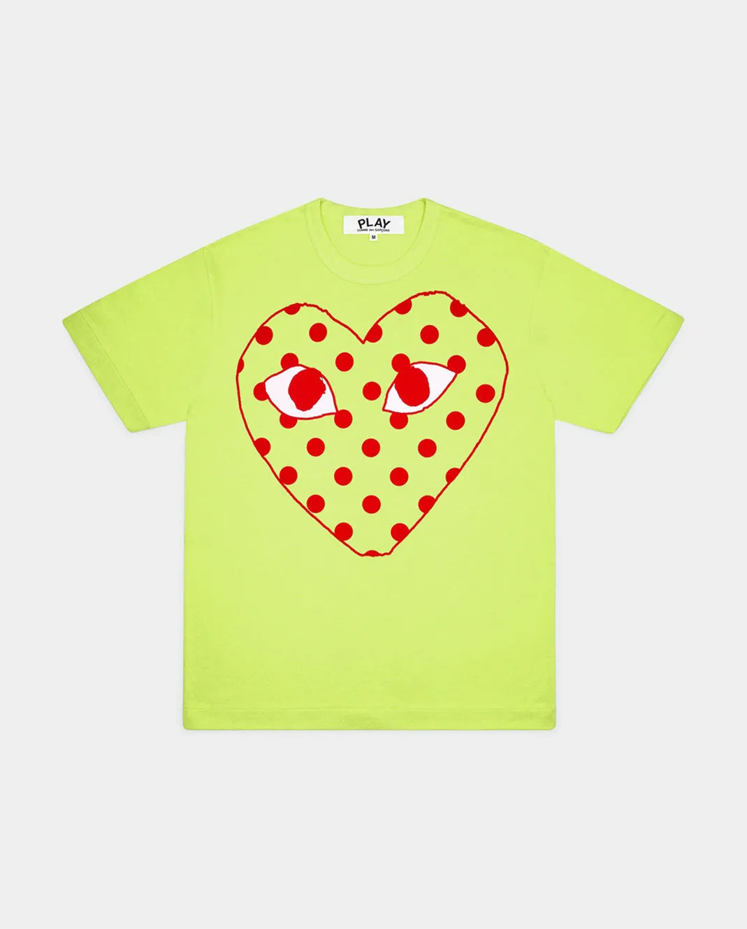 T275 POLKA DOT HEART / GREEN