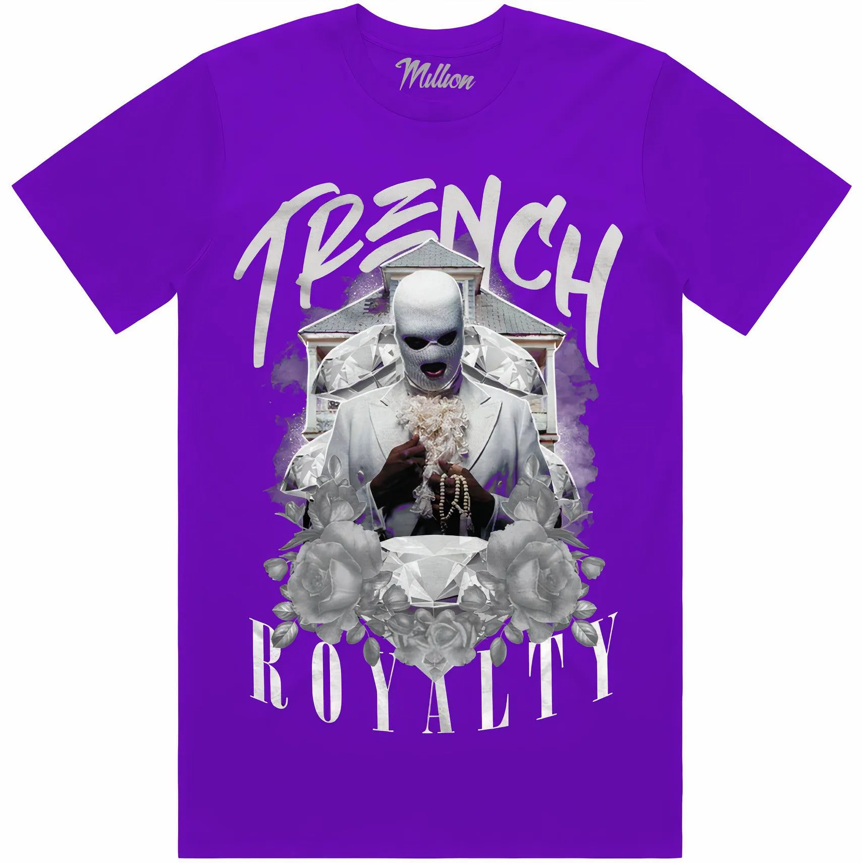 TRENCH ROYALTY : Purple Sneaker Tees Shirt