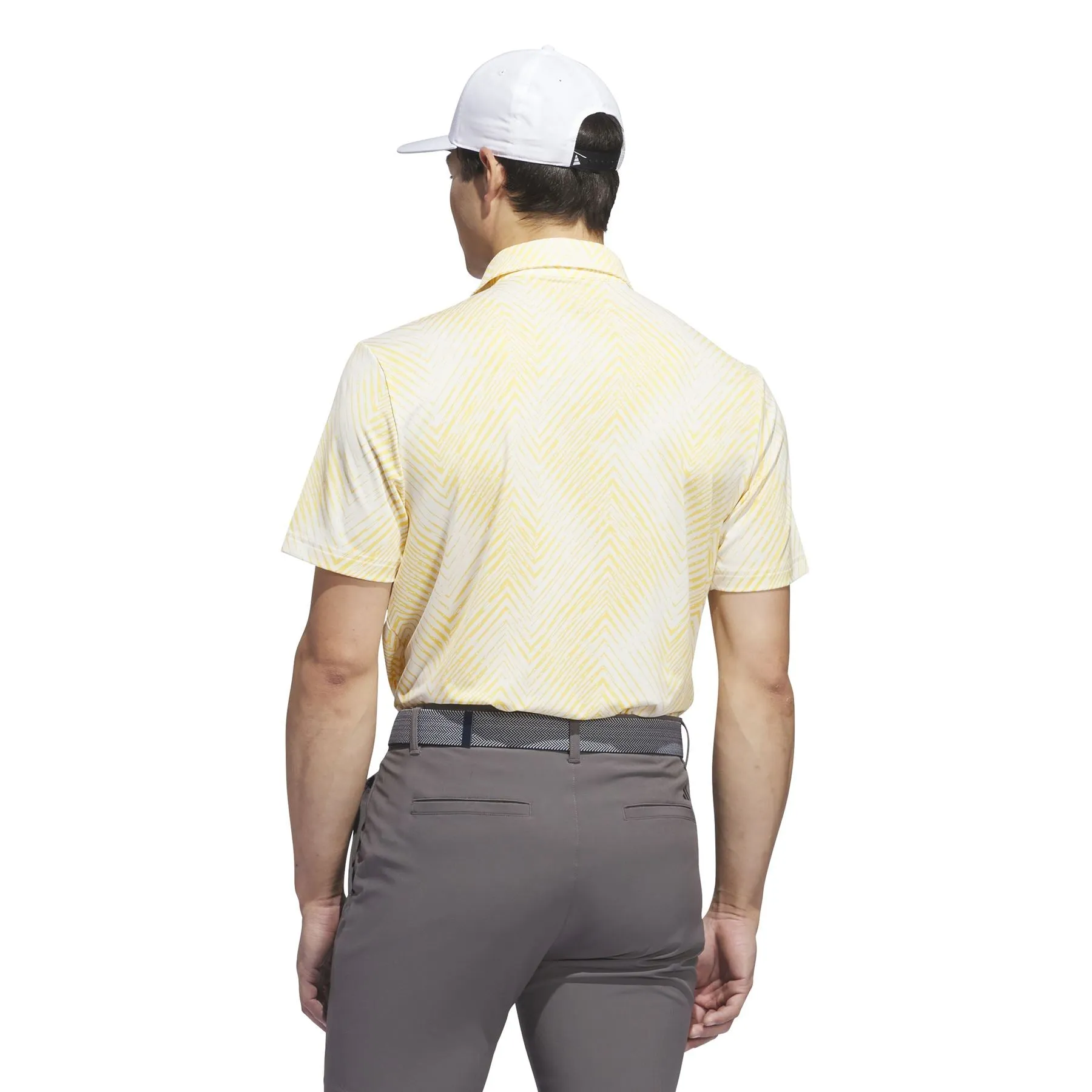 Ultimate365 Regular Fit All Over Print Polo Ivory - SS24