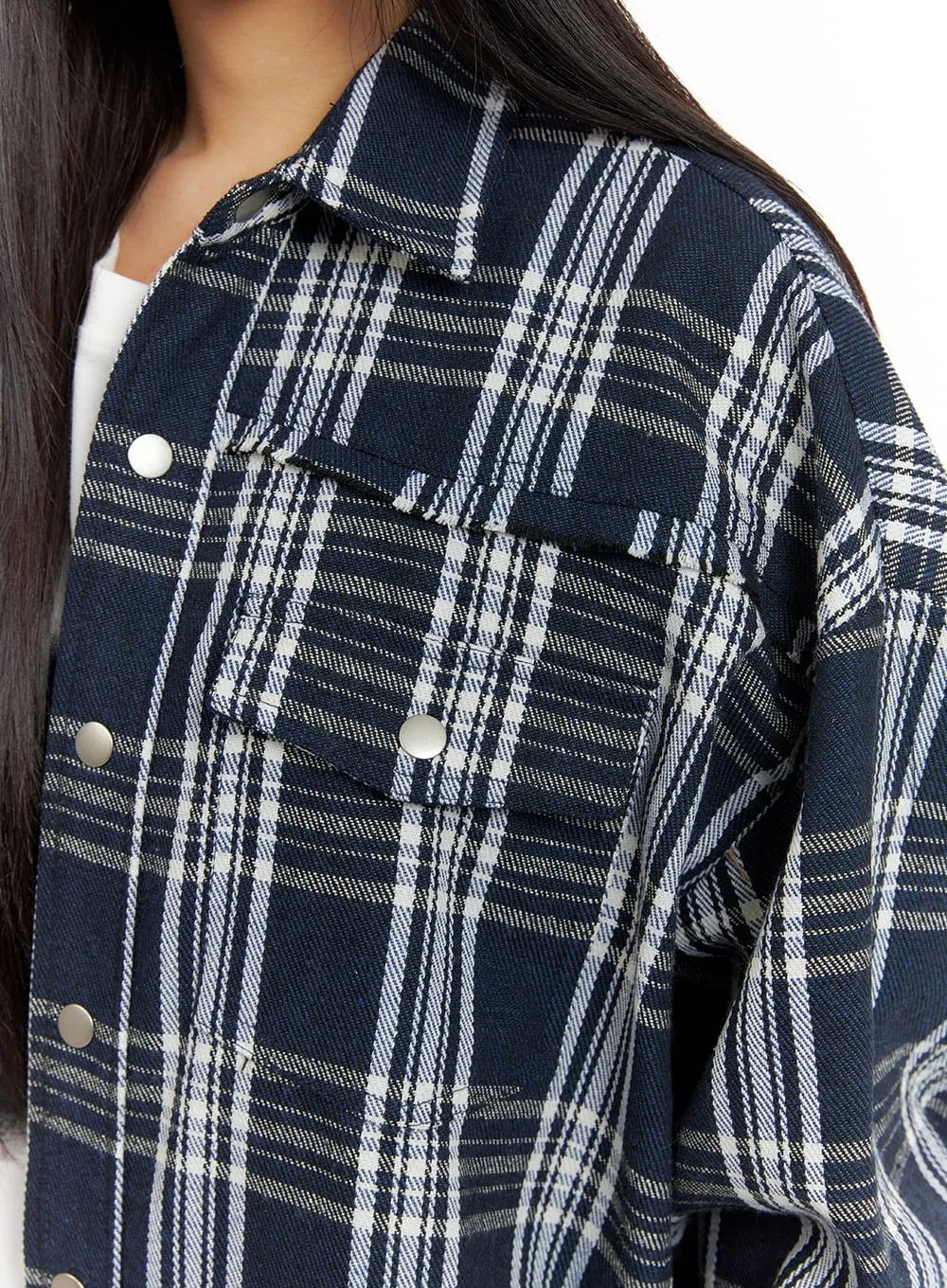 Unisex Plaid Flannel Shirt CM418