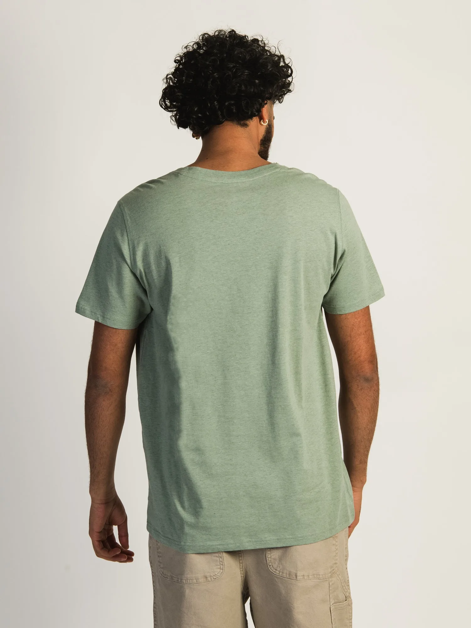 VICTOR VNECK TEE - MOSS