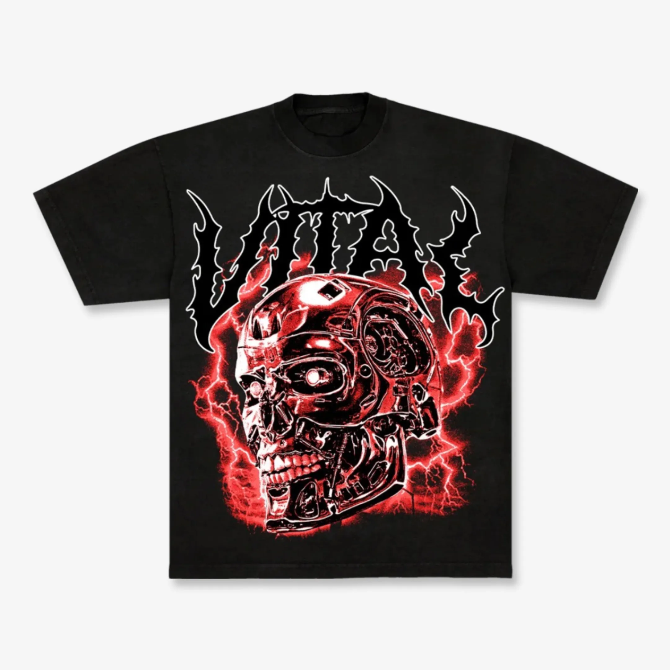 Vital T-Shirt 'Cyborg' Black / Red