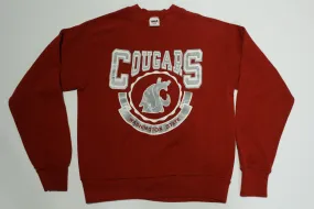 Washington State Cougars Vintage 80's WSU Crewneck Sweatshirt