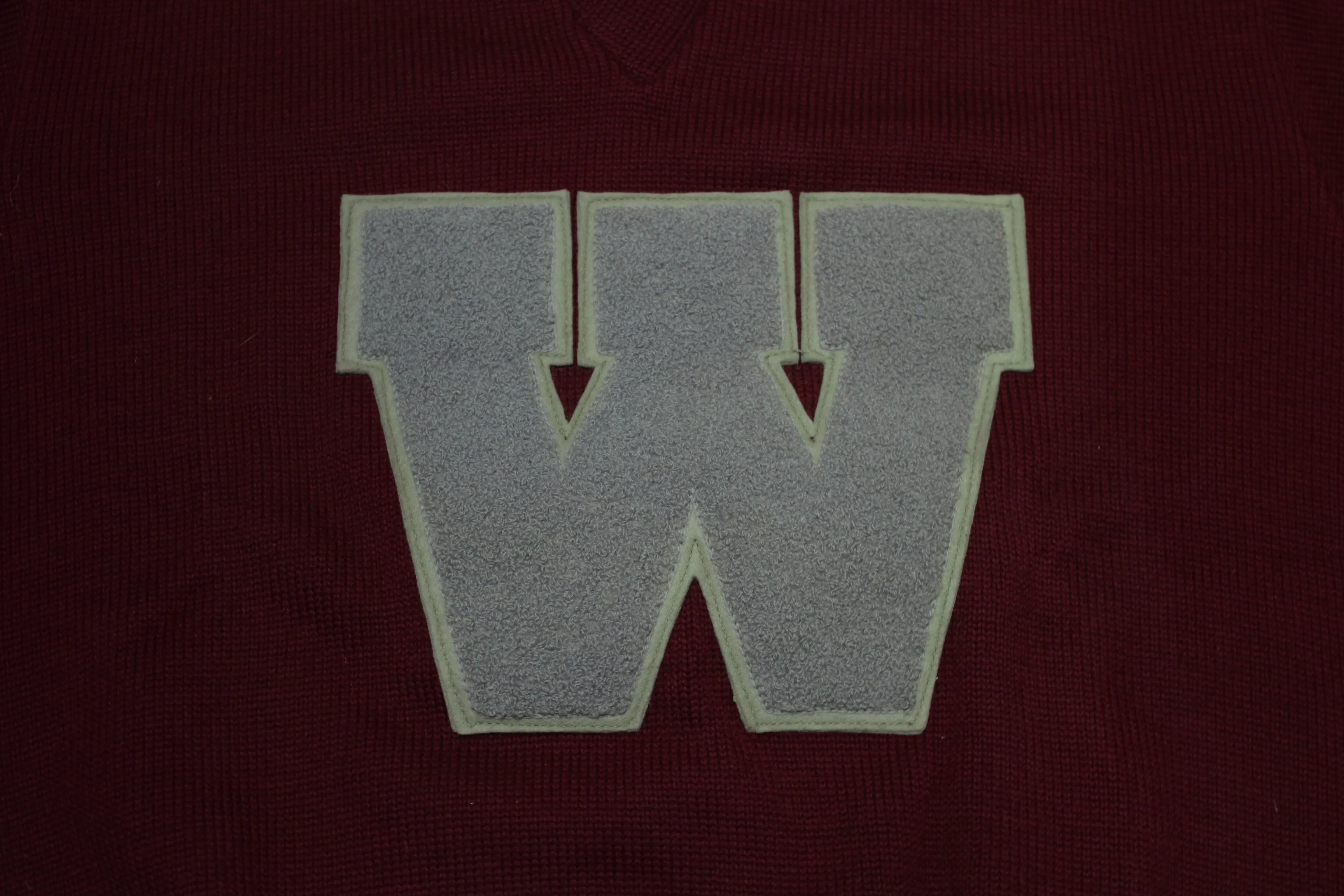 Washington State Cougars WSU Vintage 50's Seattle Lasley Knitting Letterman Sweater