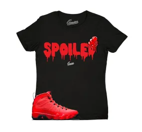 Womens Chile Red 9 Shirt - Spoiled - Black