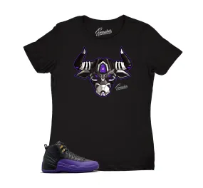 Womens Field Purple 12 Shirt - War Bully - Black