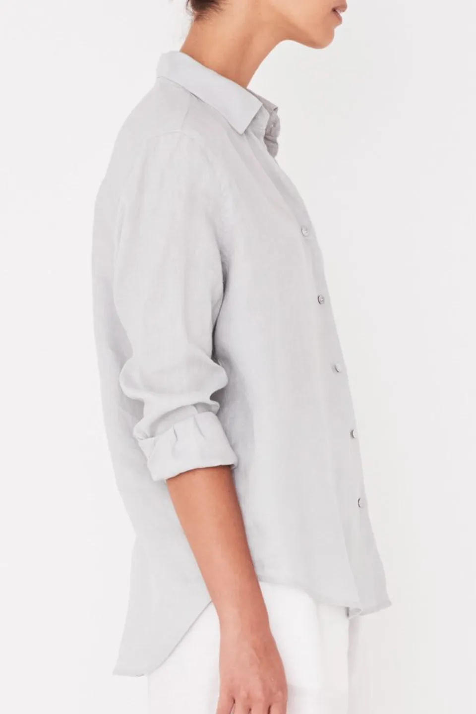 Xander Seafoam Linen Shirt