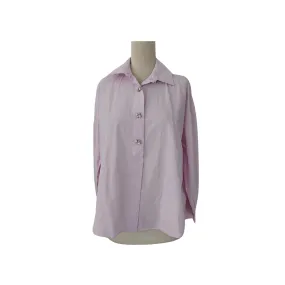 ZARA Light Purple Pearl Button Collared Shirt | Gently Used |